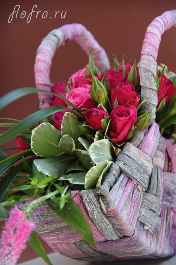 флористическая аранжировка подарок кемерово доставка цветы букет 