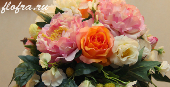 украшение камин кемерово флористика ваза цветы подарок искуственные 