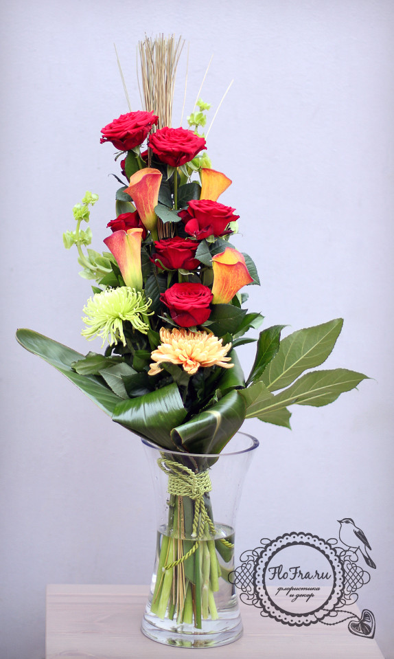 букет для мужчины кемерово цветы вертикальный подарок www.flofra.ru