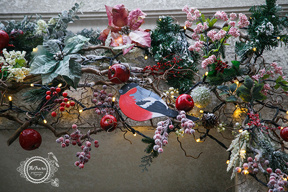 новогоднее украшение витрины декор витрина Кузбасс Кемерово оформление www.flofra.ru окна рождество новый год.jpg7