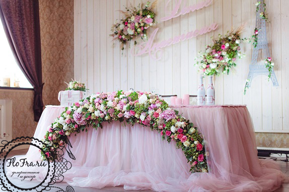 3  выездная регистрация в Кемерово декор флористика цветы свадьба оформление цветоами www.flofra.ru