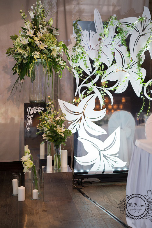 8 цветы кемерово кузбасс флористика свадьба невеста декор президиум композиции www.flofra