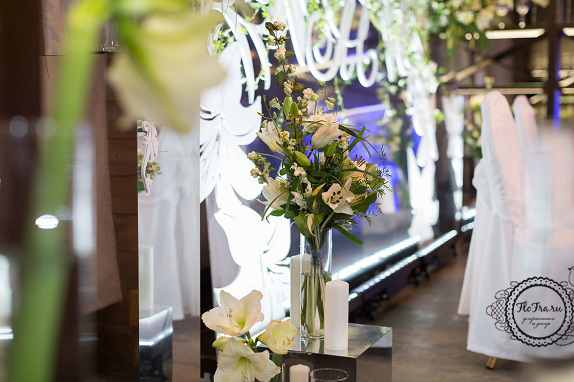 9 цветы кемерово кузбасс флористика свадьба невеста декор президиум композиции www.flofra